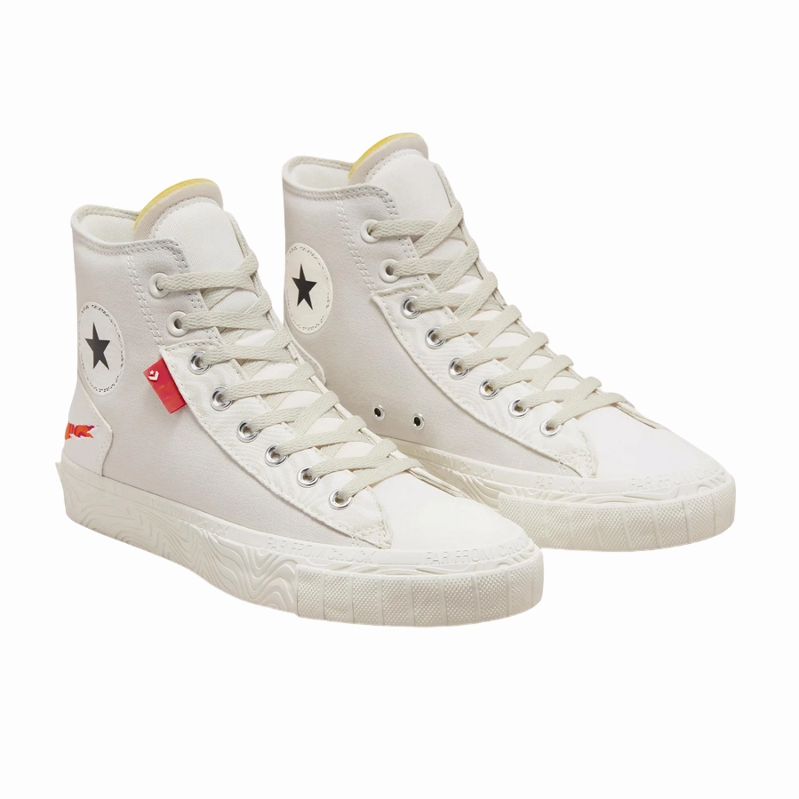 Converse Chuck Taylor Alt Star Tear Away sneakers alta A00794C Light Bone/Bianco vintage Volatile Platform Sneakers