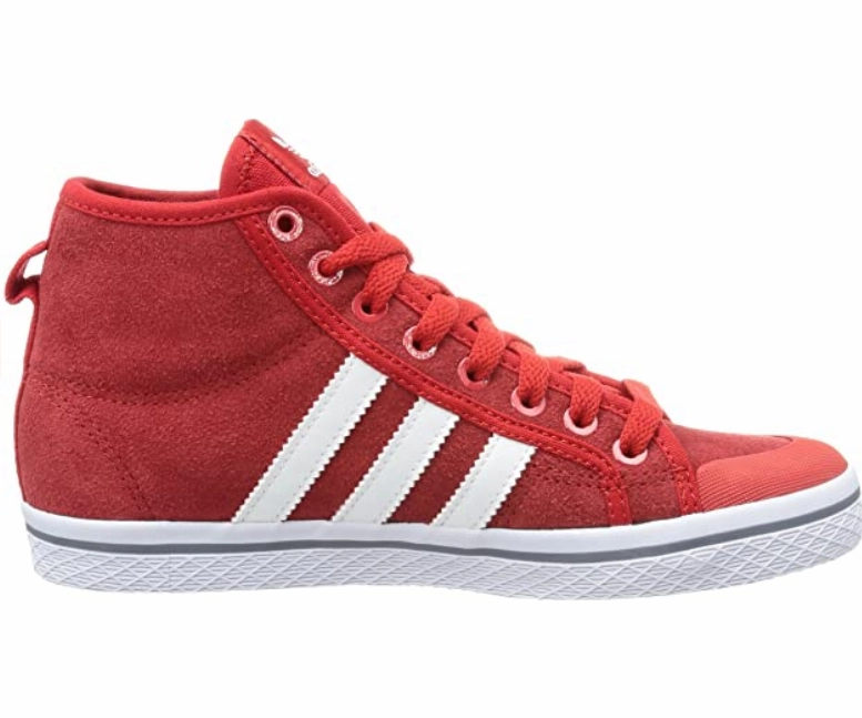 Adidas Original scarpa sneakers alta Honey Stripes Mid G96067 rosso Sneakers Banana Republic