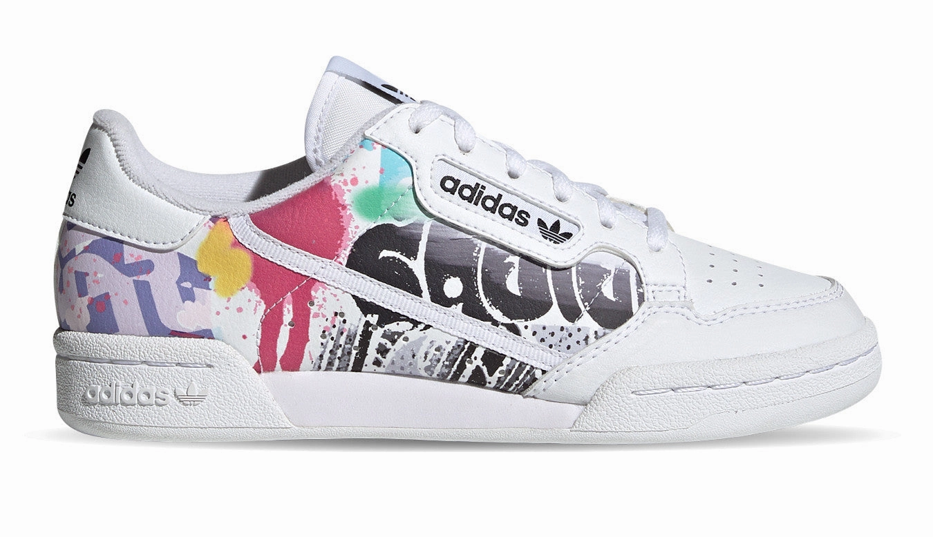 Adidas Originals scarpa sneakers da ragazzo Continental 80 EE6484 bianco Disney Sneakers