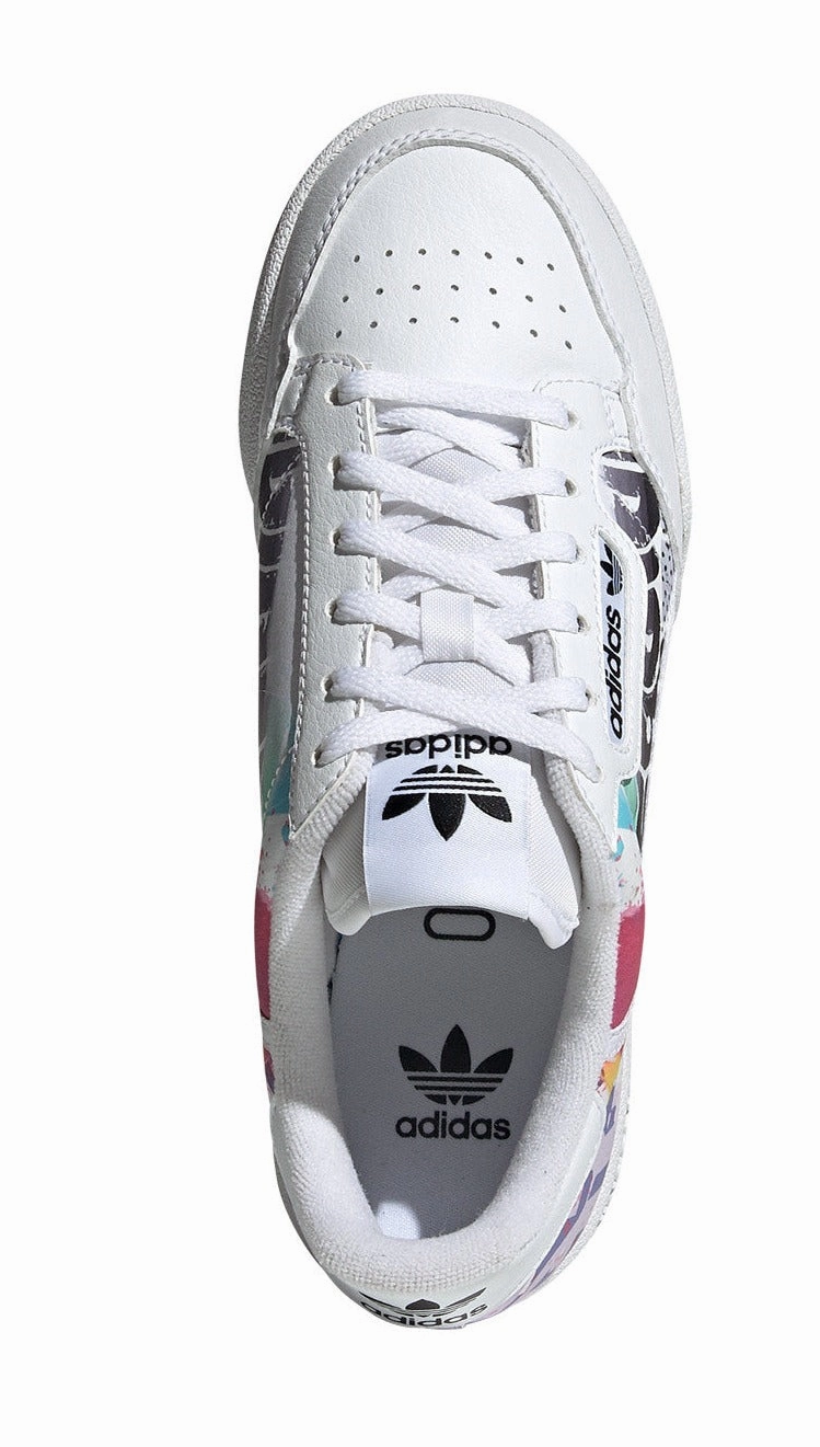 Andrew Sneakers Adidas Originals scarpa sneakers da ragazzo Continental 80 EE6484 bianco