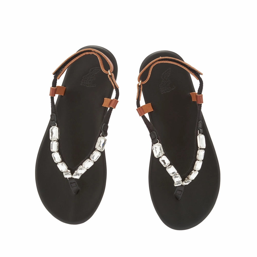 Choco Sandals Zoi Crystals Clear/Cotto