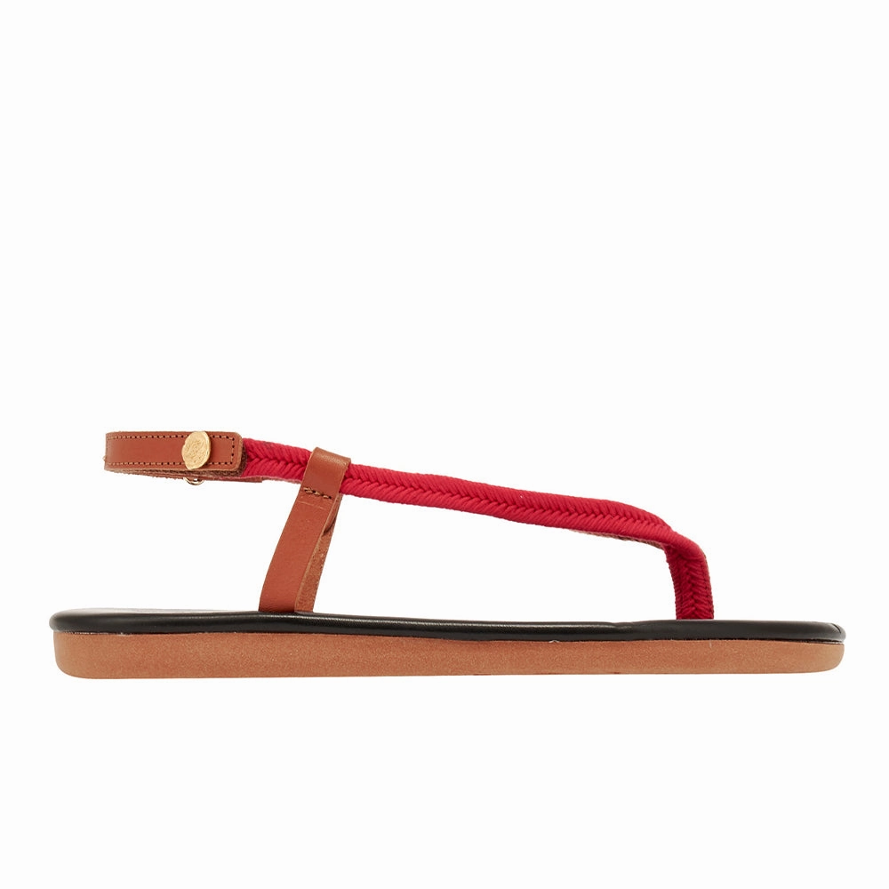 Zoi Red/Tan Sandals Travel Agents Portal