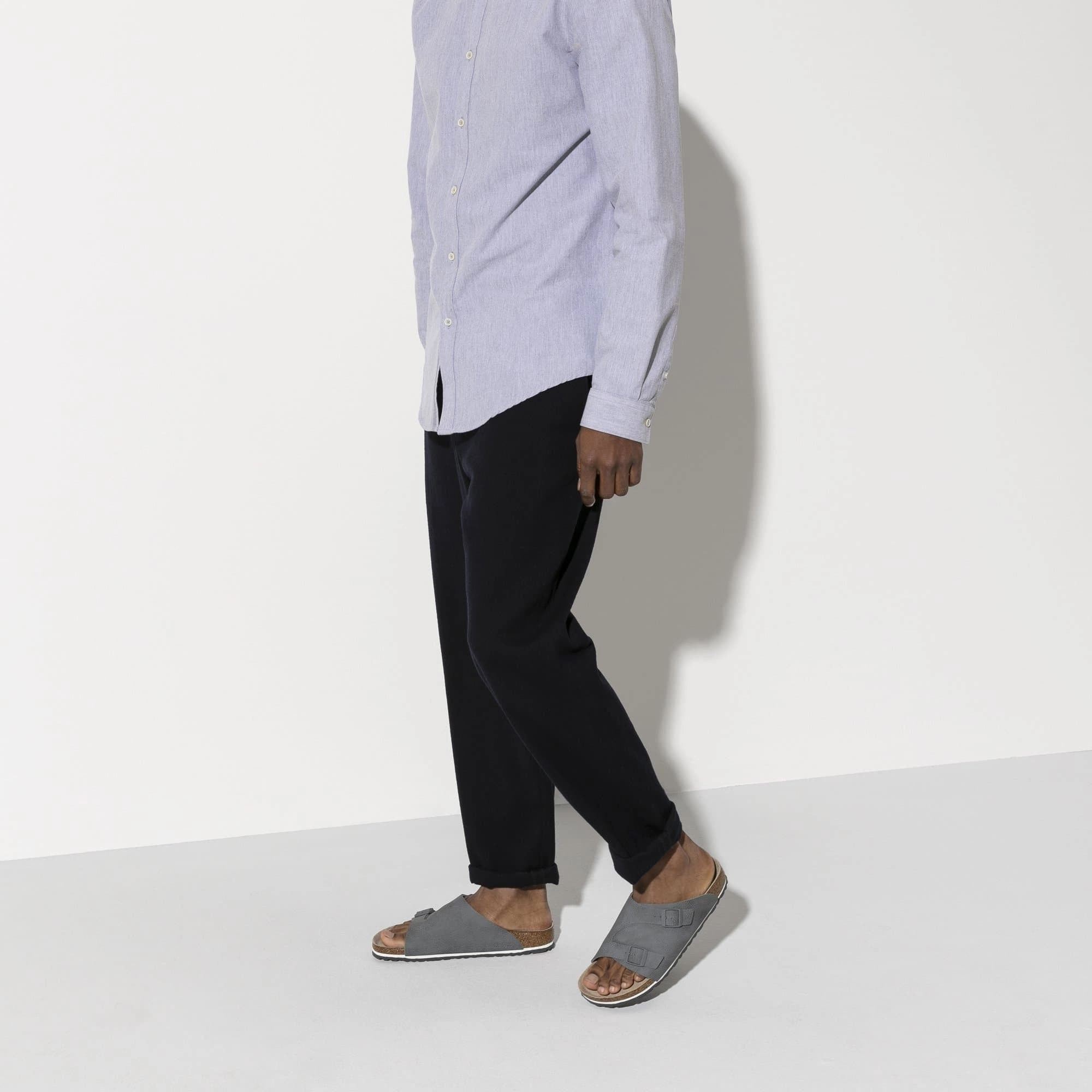 Zurich Birko-Flor Slide Leather Sandals